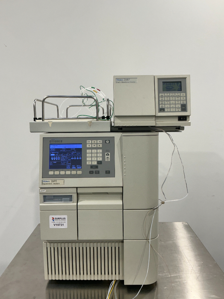 Image of Waters Alliance 2695 with 2487 dual wavelength absorbance detector